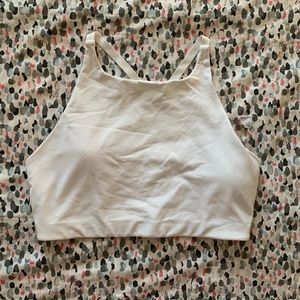 Forever 21 high neck cross cross sports bra